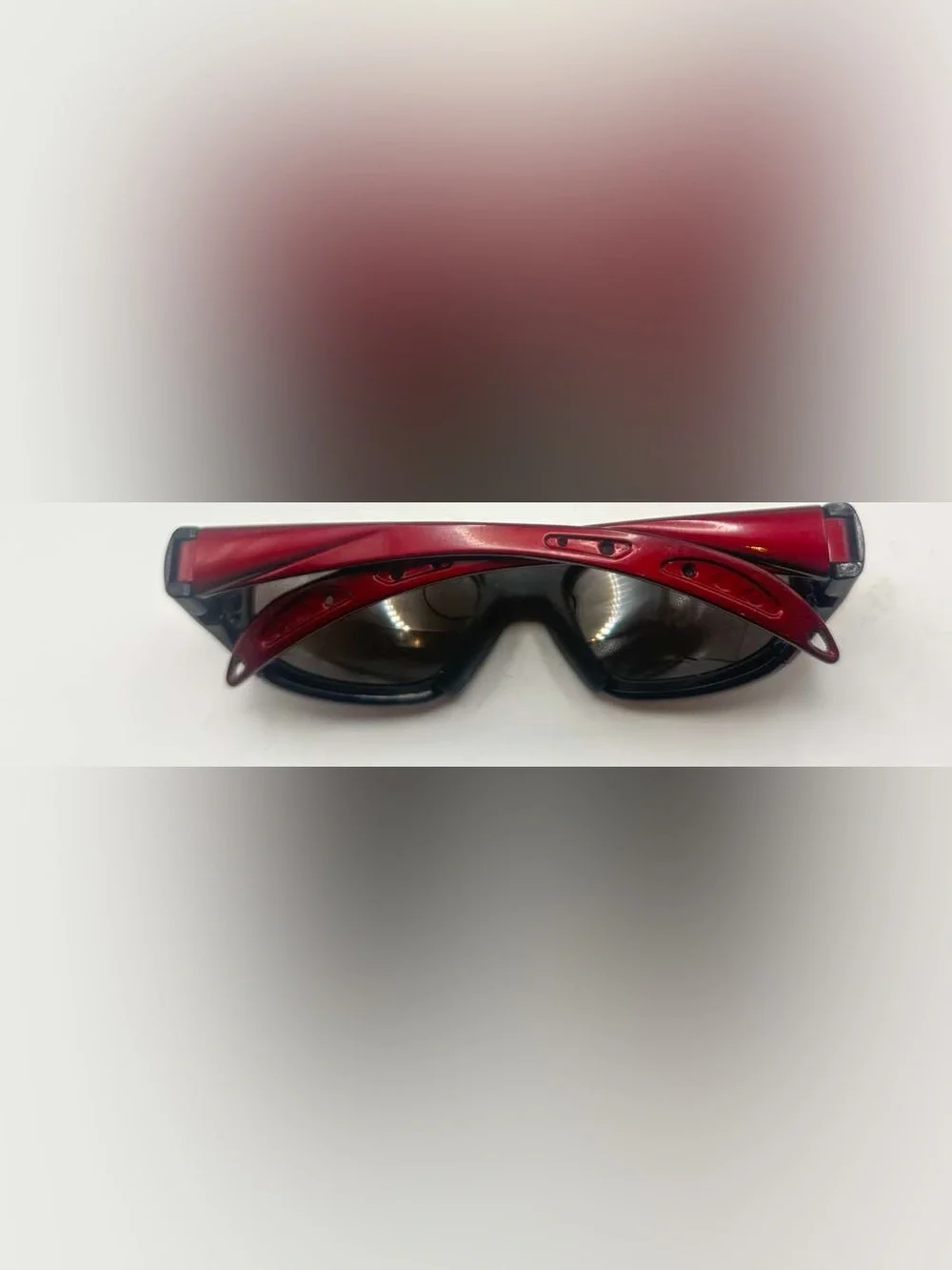 Vintage Liberty MX20 Red Oval Sunglasses Frames Only